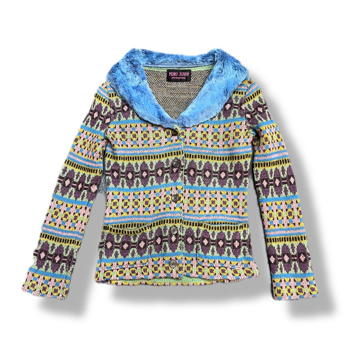 일본 빈티지 패턴 가디건  상품이미지1