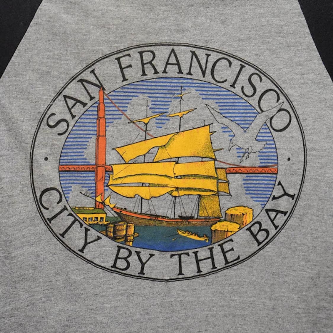 1990년대 빈티지 싱글 스티치 SF City By The Bay 티셔츠 상품이미지3