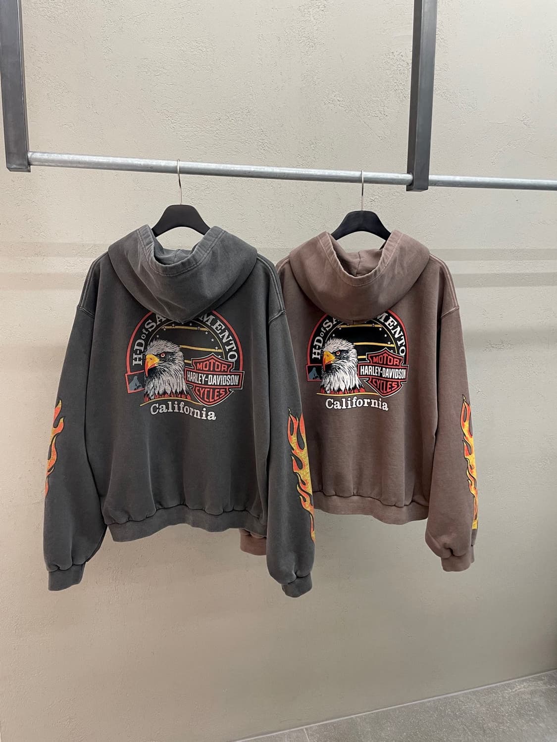 할리 캘리포니아 빈티지 후드티 상품이미지1