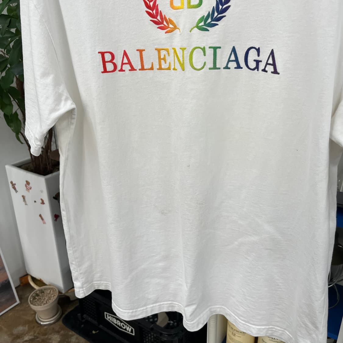 발렌시아가 월계수 반팔티셔츠 L 상품이미지4