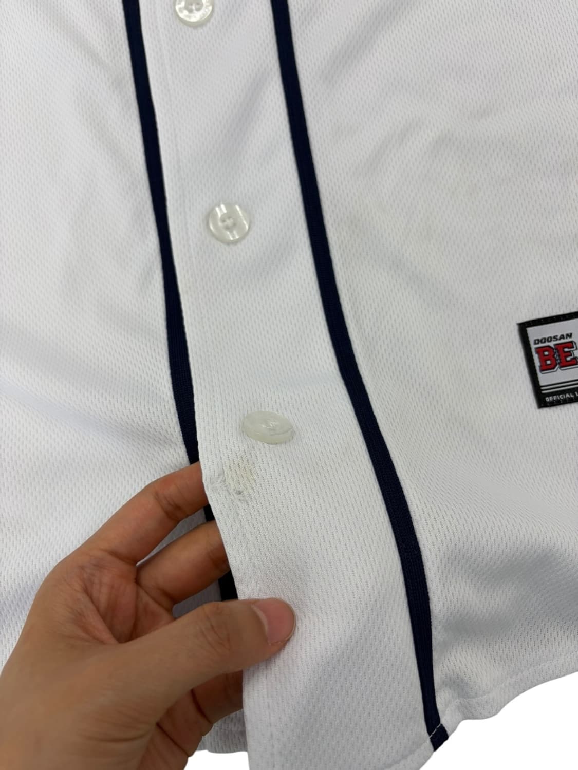 네포스 두산 베어스 홈 유니폼 (M)  상품이미지5