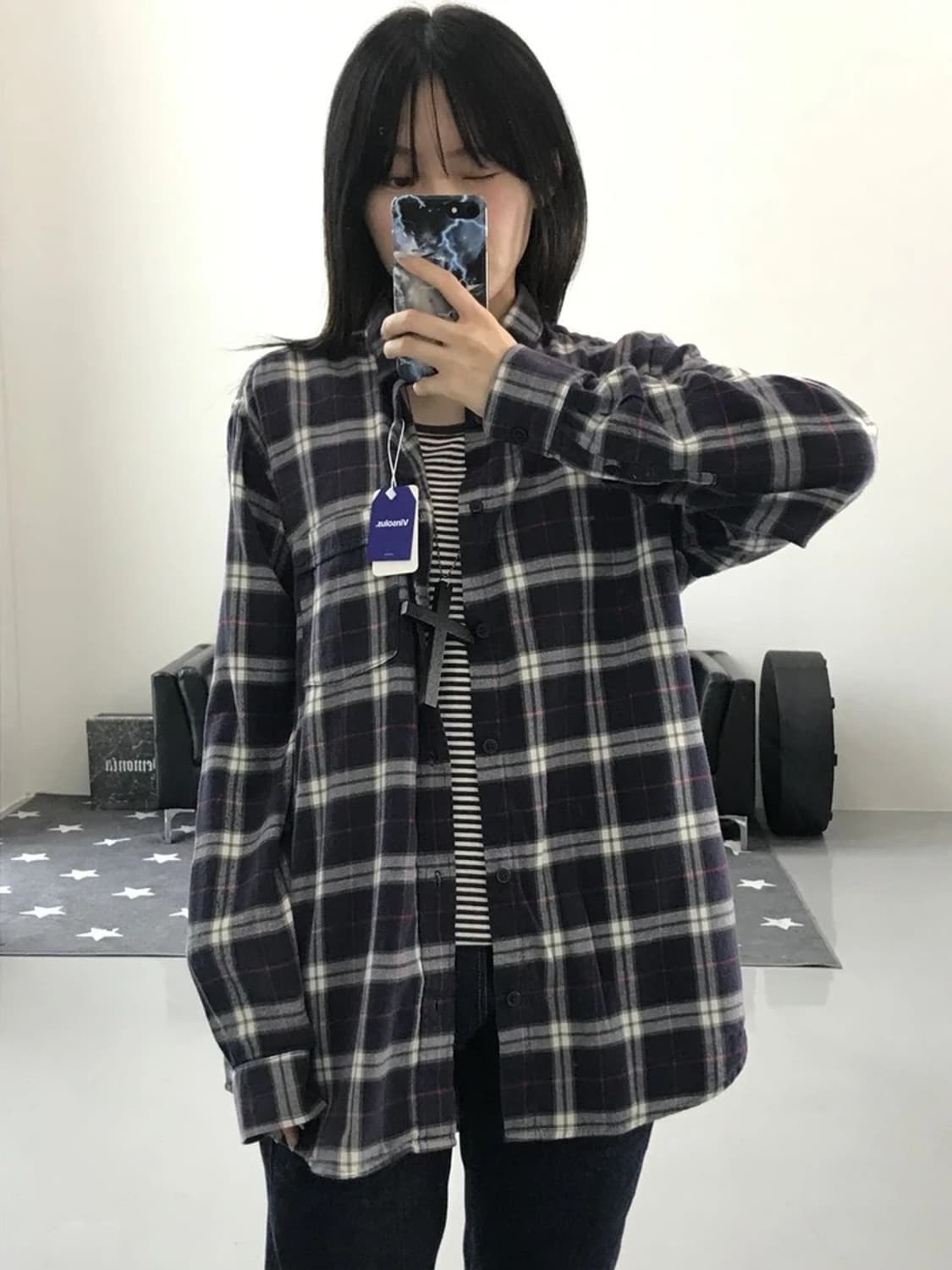 칩 먼데이 체크셔츠 상품이미지1
