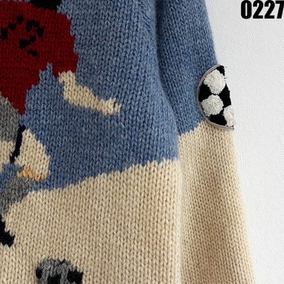 요크 레인 YORK REINE 니트 스타디움 자켓 M  상품이미지10