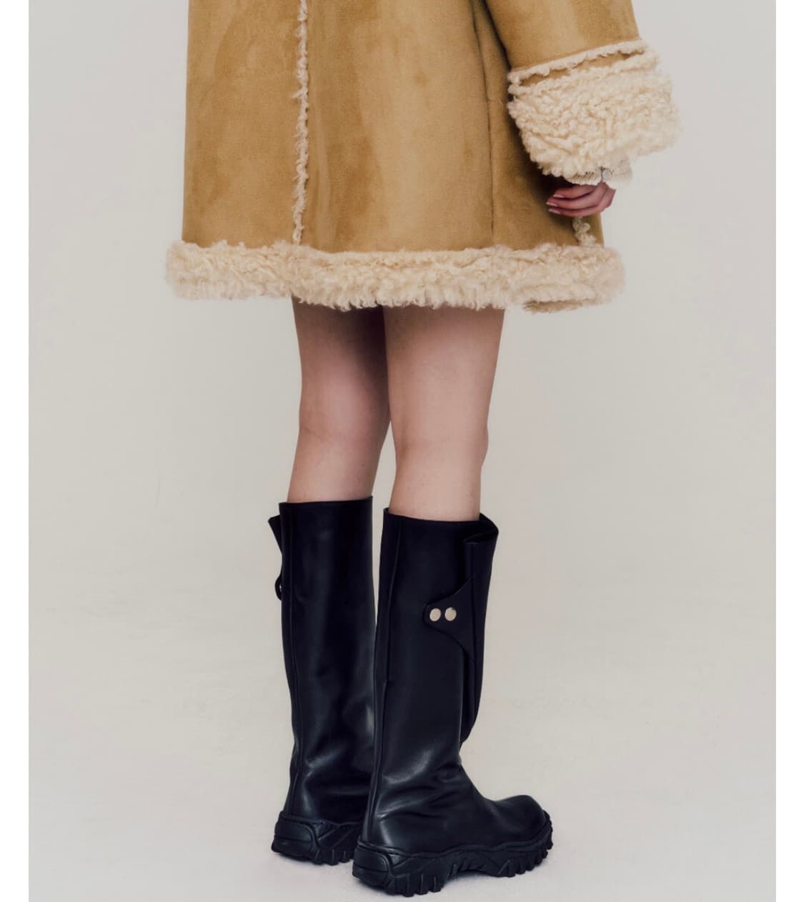 당일발송) 네거티브쓰리 Folded long boots black 240 상품이미지2