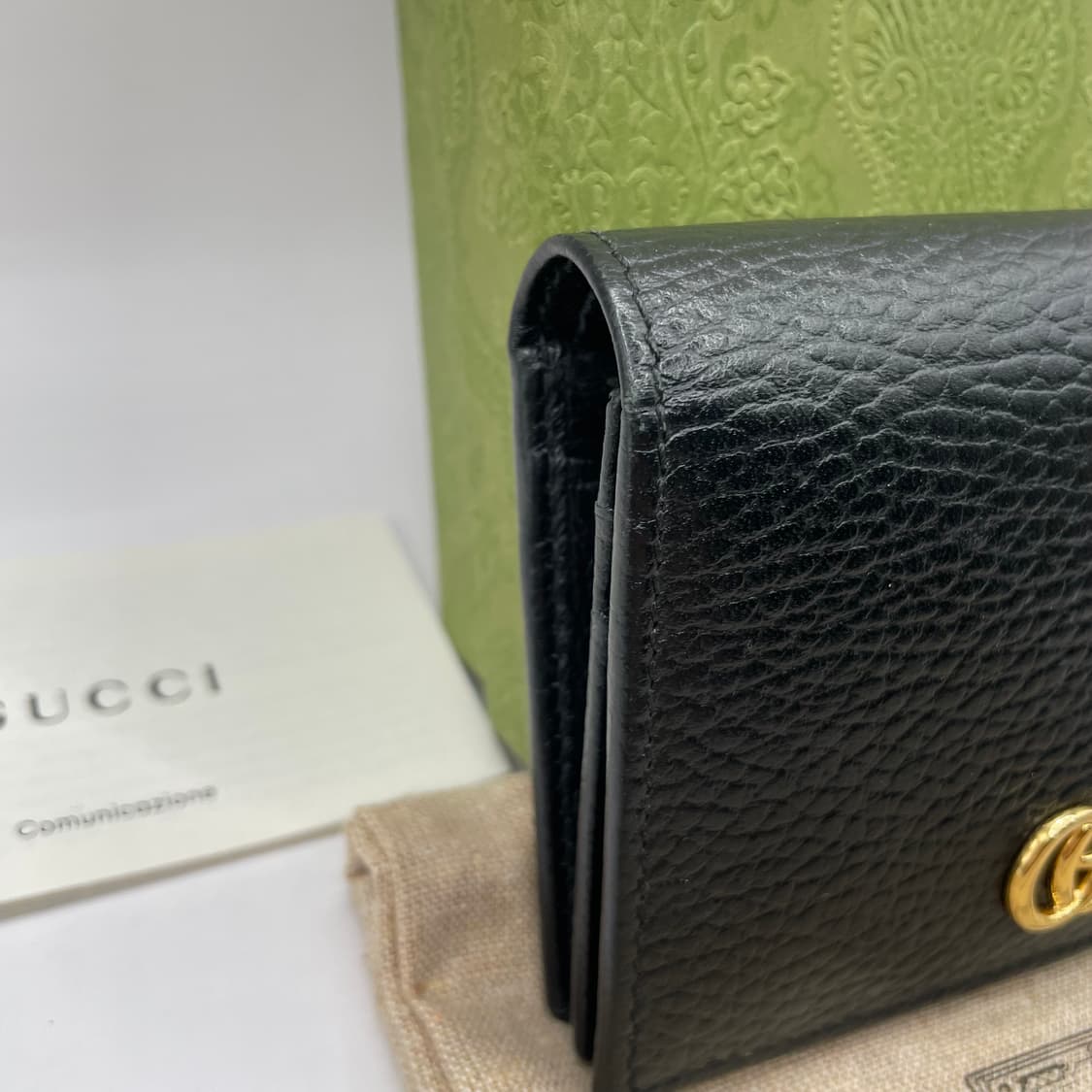 구찌 GG 마몽 카드지갑 블랙 상품이미지2