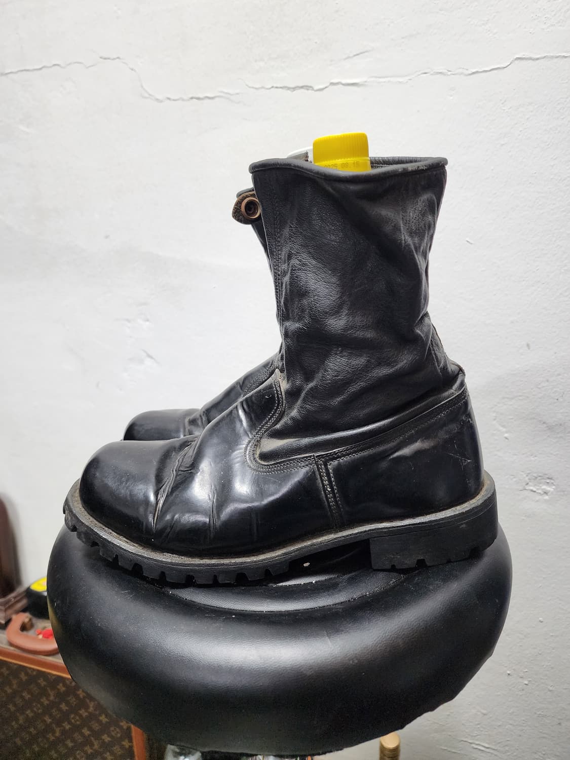 리얼레더 사이드지퍼 부츠 상품이미지2