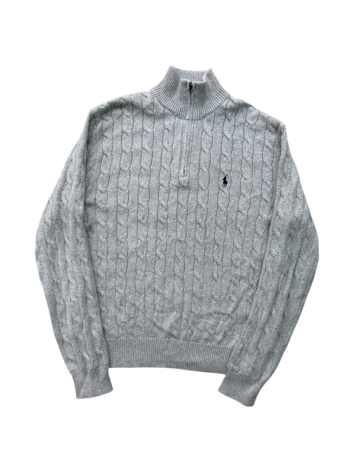 Polo by Ralph Lauren 폴로 랄프로렌 반집업 케이블 니트 상품이미지3