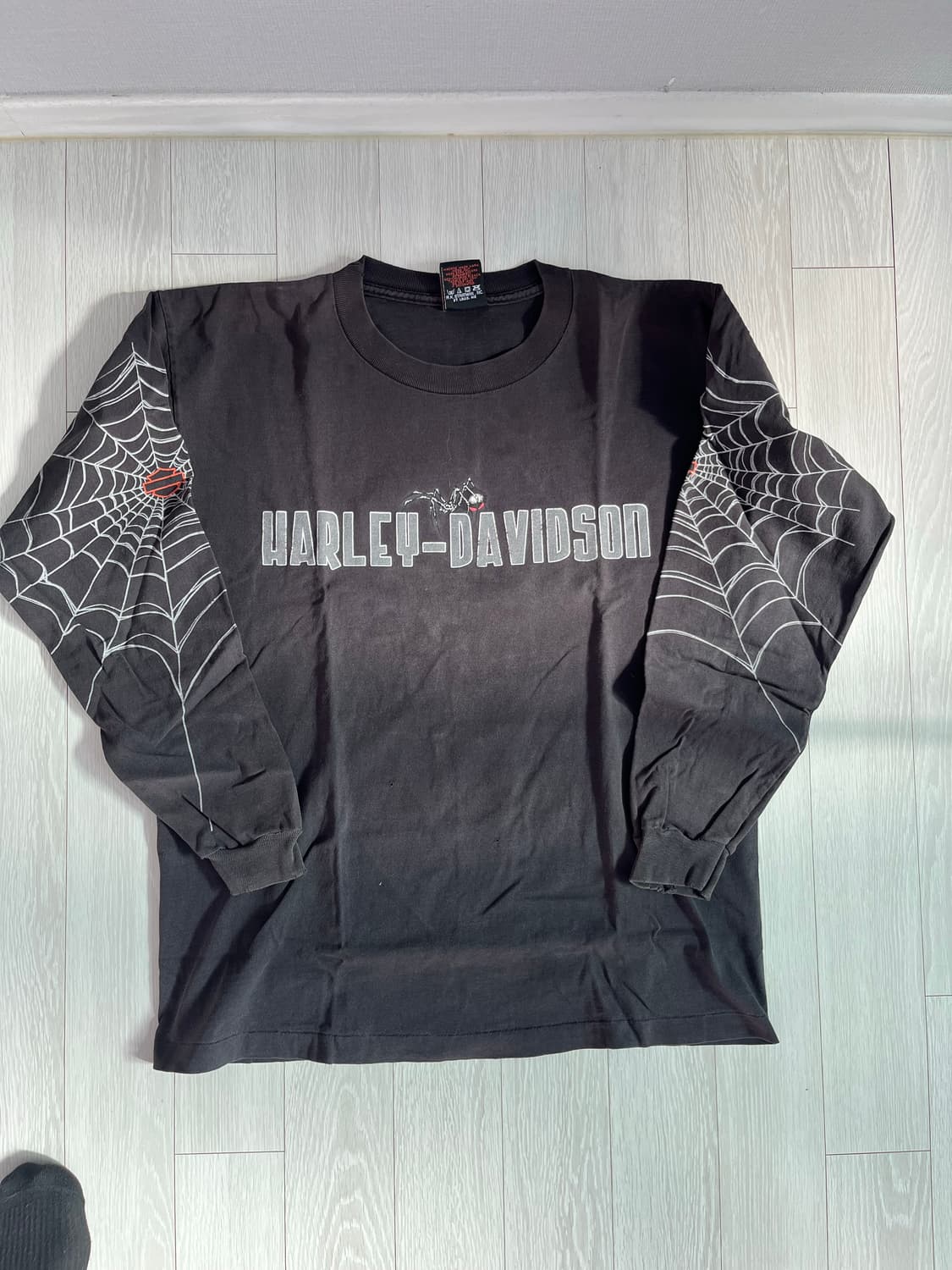 빈티지 할리데이비슨 스파이더웹 롱슬리브 상품이미지1