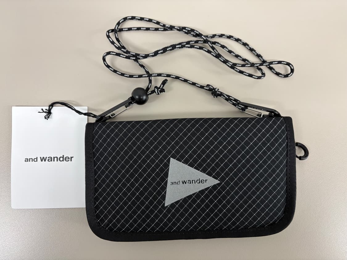 [무료배송]앤드원더 립 파우치 블랙 신품 사코슈 상품이미지1