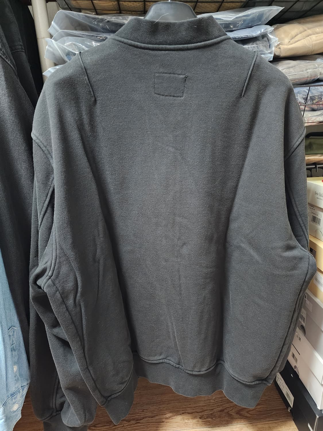 [3][새상품] 퍼렌 저지 MA-1 블랙 상품이미지5