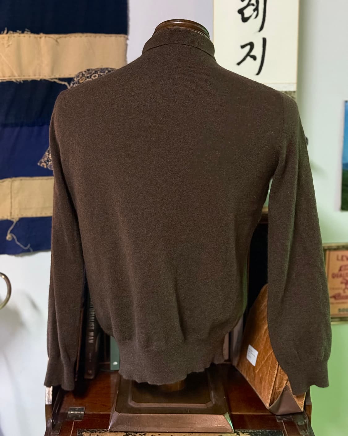 00’s 폴로 랄프로렌 메리노 울 폴로셔츠 M [브라운] 상품이미지9