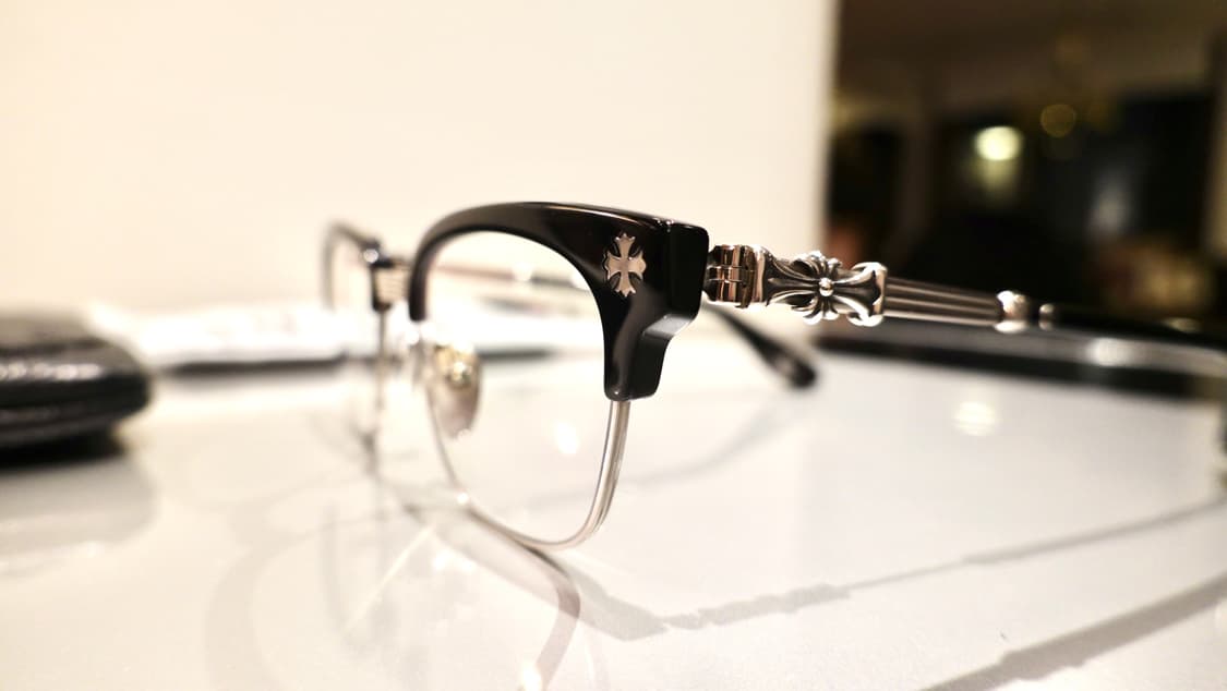 크롬하츠 보넨노이슈어2 블랙/브러쉬드실버 안경 상품이미지2