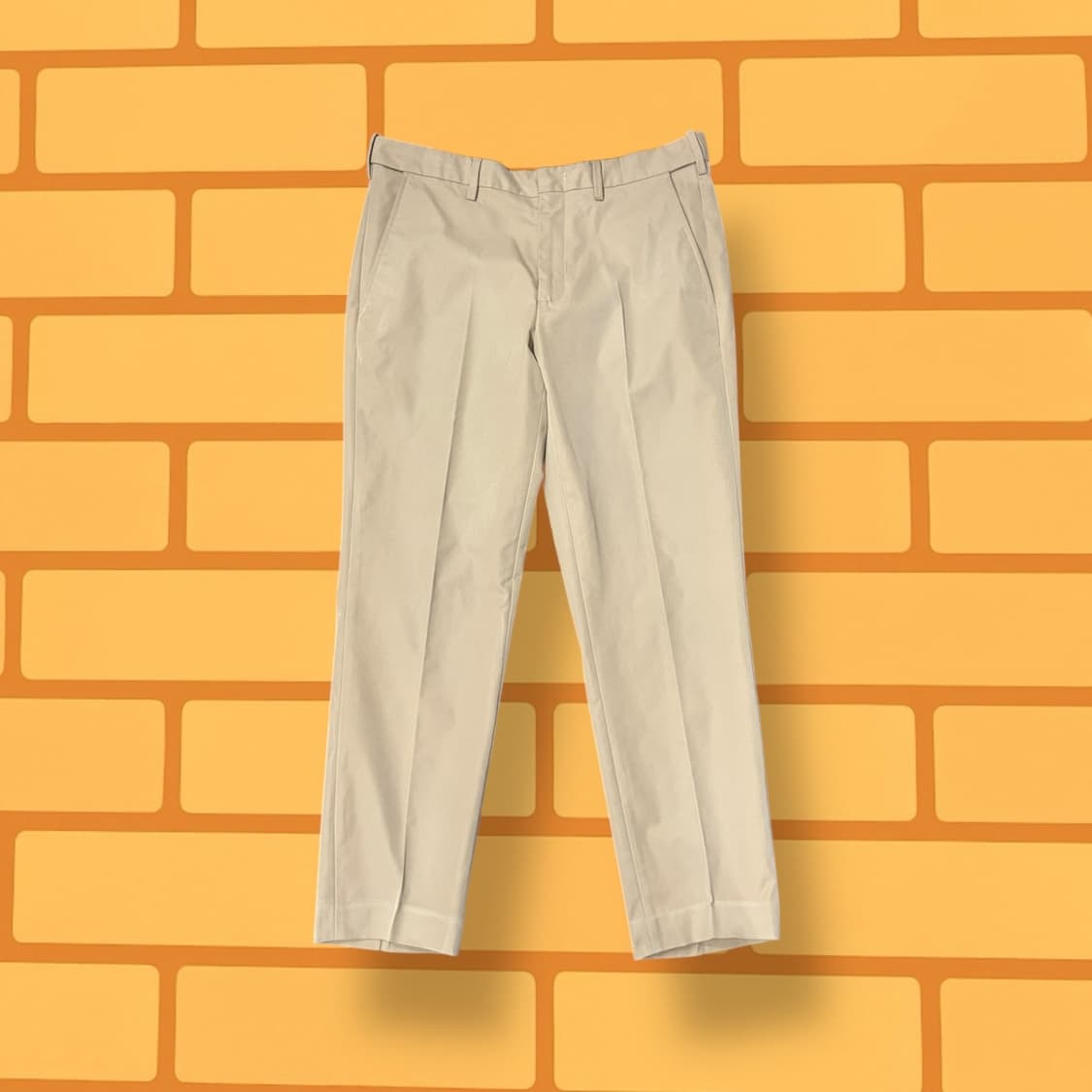 빈티지 클래식 베이지 치노 팬츠 (32) 상품이미지1