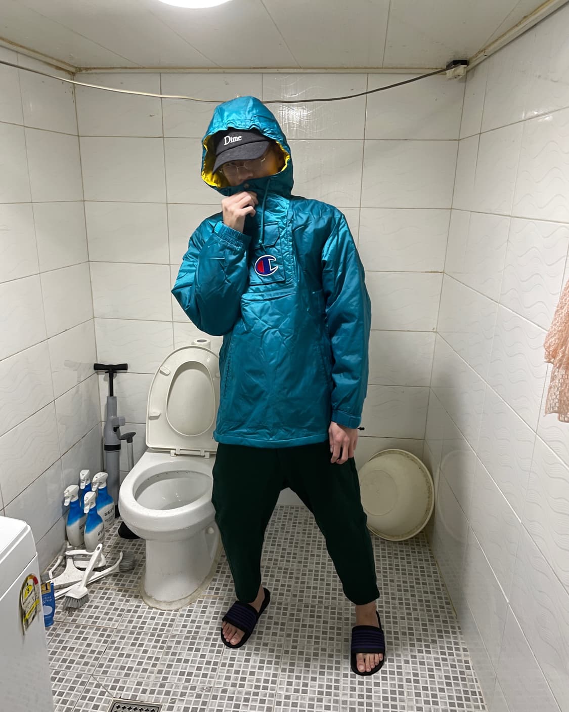 슈프림 x 챔피온 풀오버파카 상품이미지9