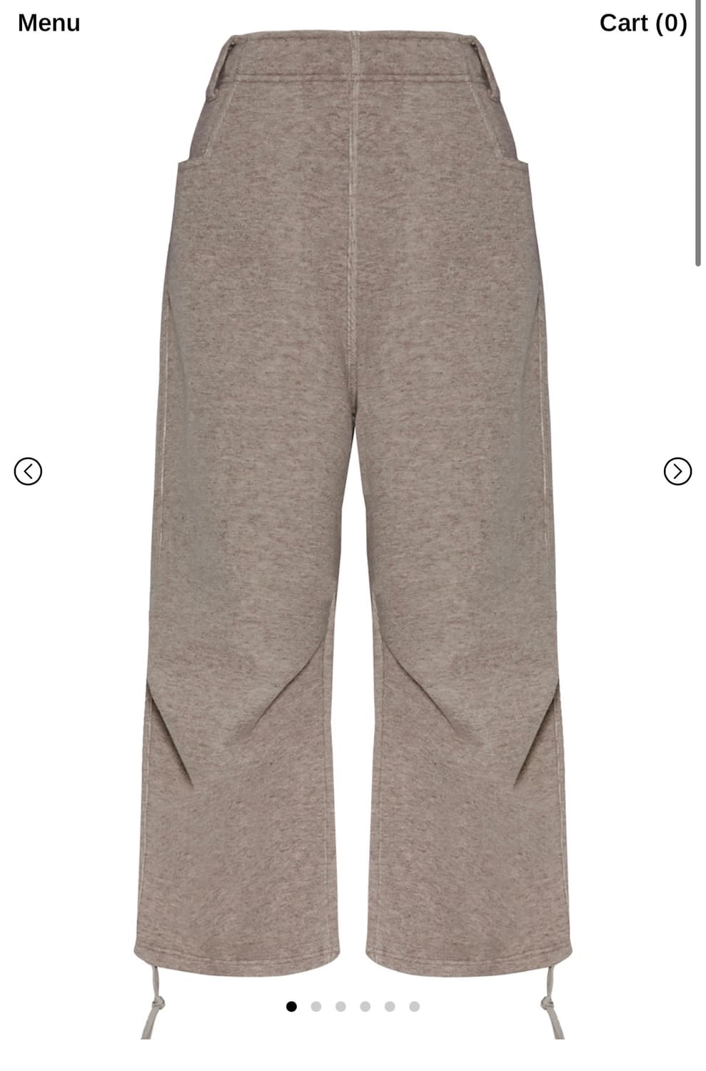 [OS] Kamien 카미엔 COZY 코지 울 팬츠 오트밀 상품이미지3