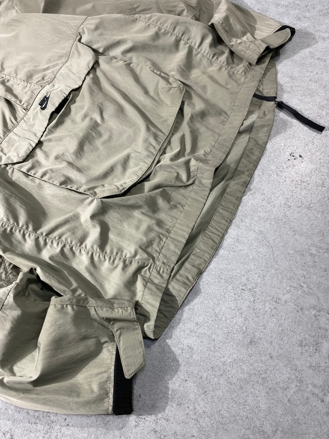 [XXL] Nike 나이키 라이트카키 하프집업 나일론 아노락 상품이미지3