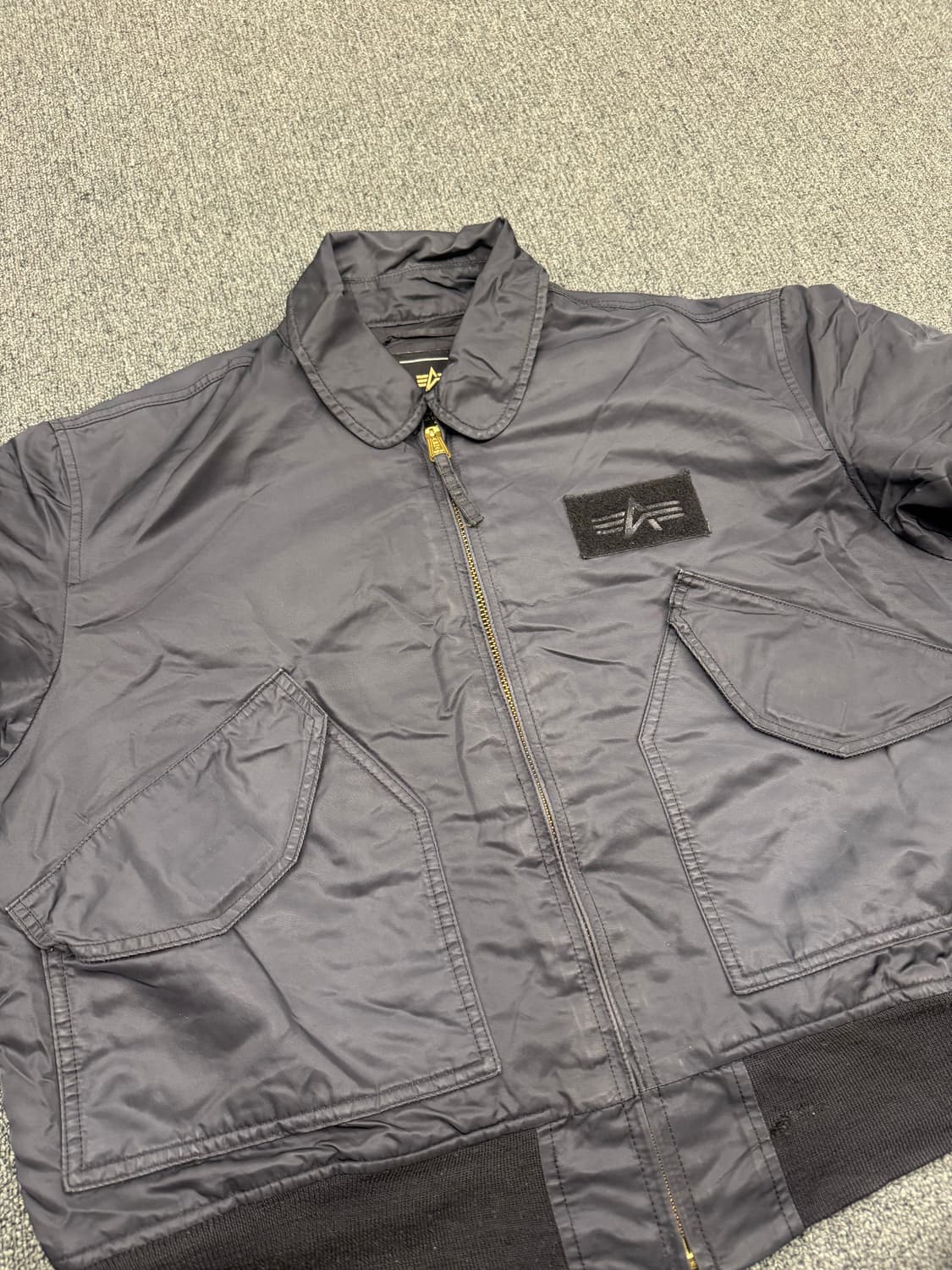 알파 인더스트리 빈팉지 MA-1 블랙 항공점퍼 상품이미지3