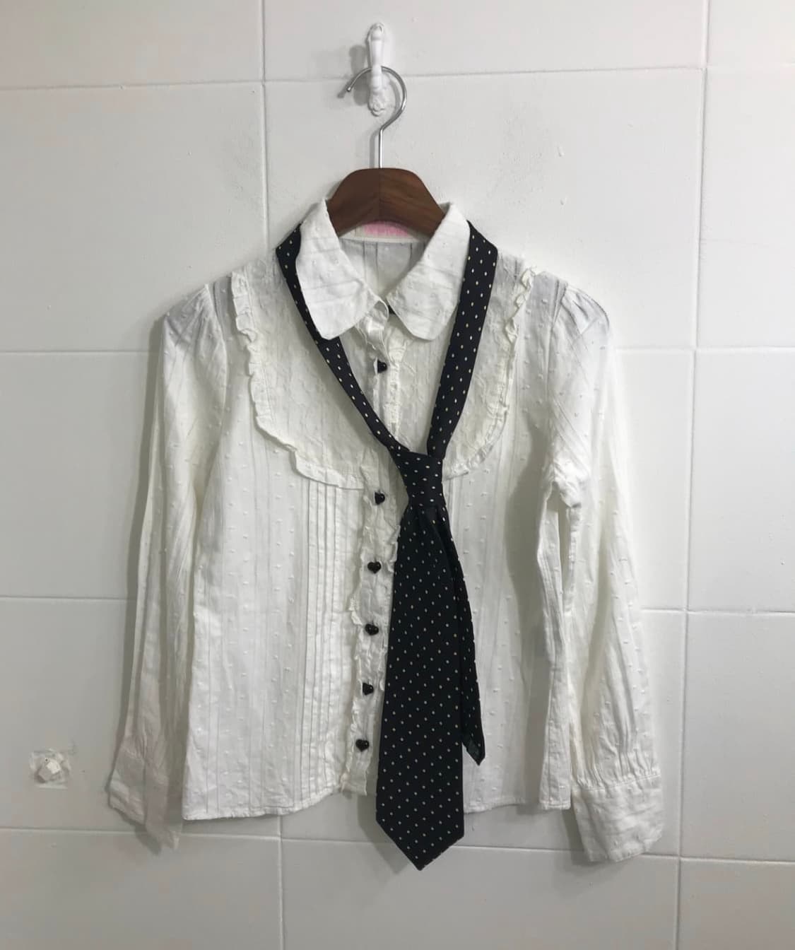 헬로키티 도트 데일리 러블리 블랙 모리 니혼진 코디 세트 상품이미지3