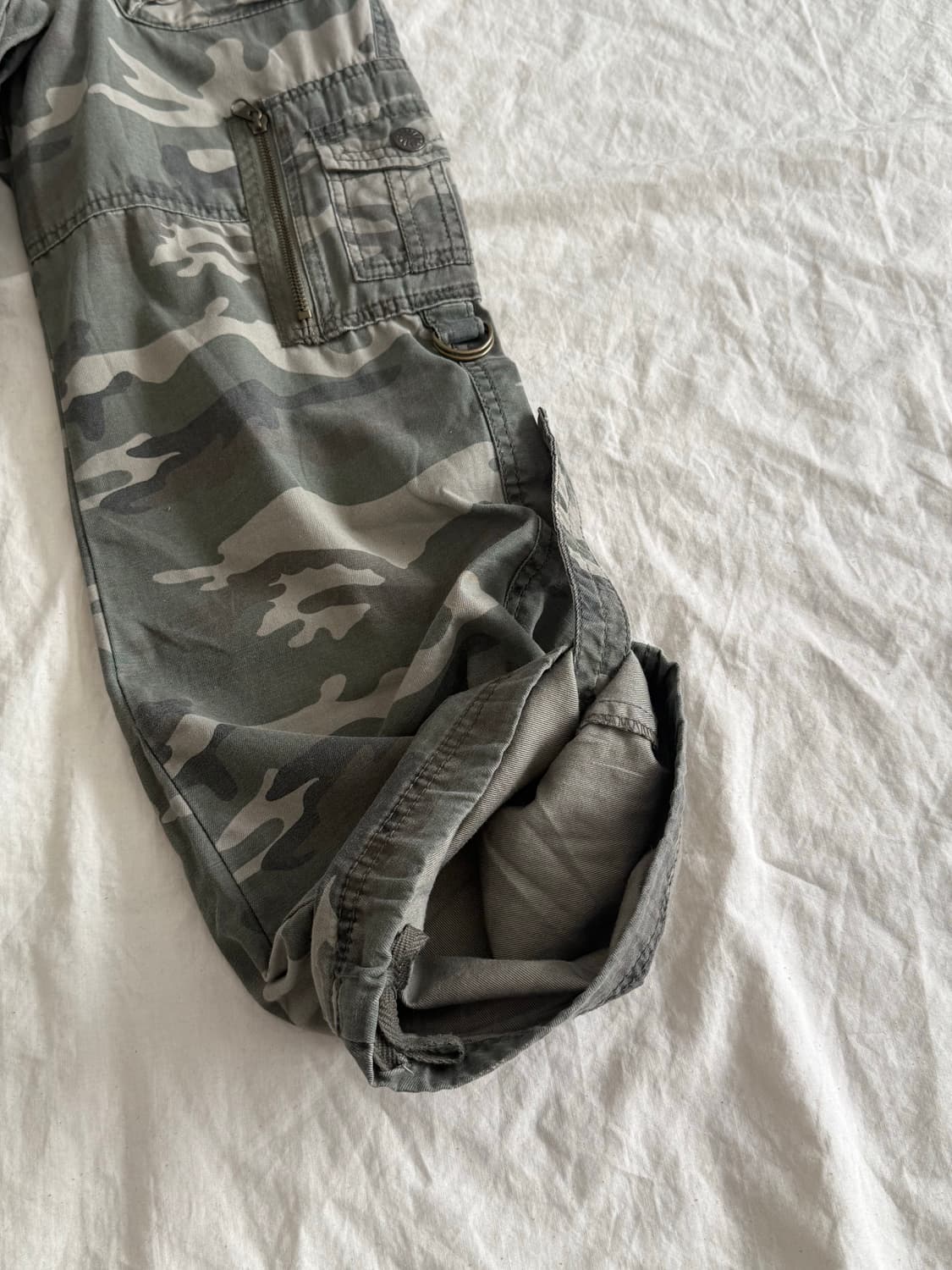 Y2k 카고 카모팬츠 상품이미지6