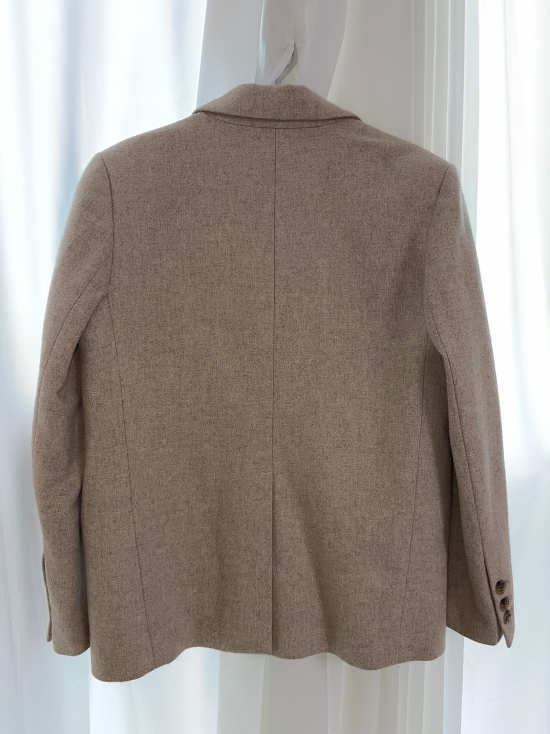 베이지 울 자켓 마이 상품이미지2