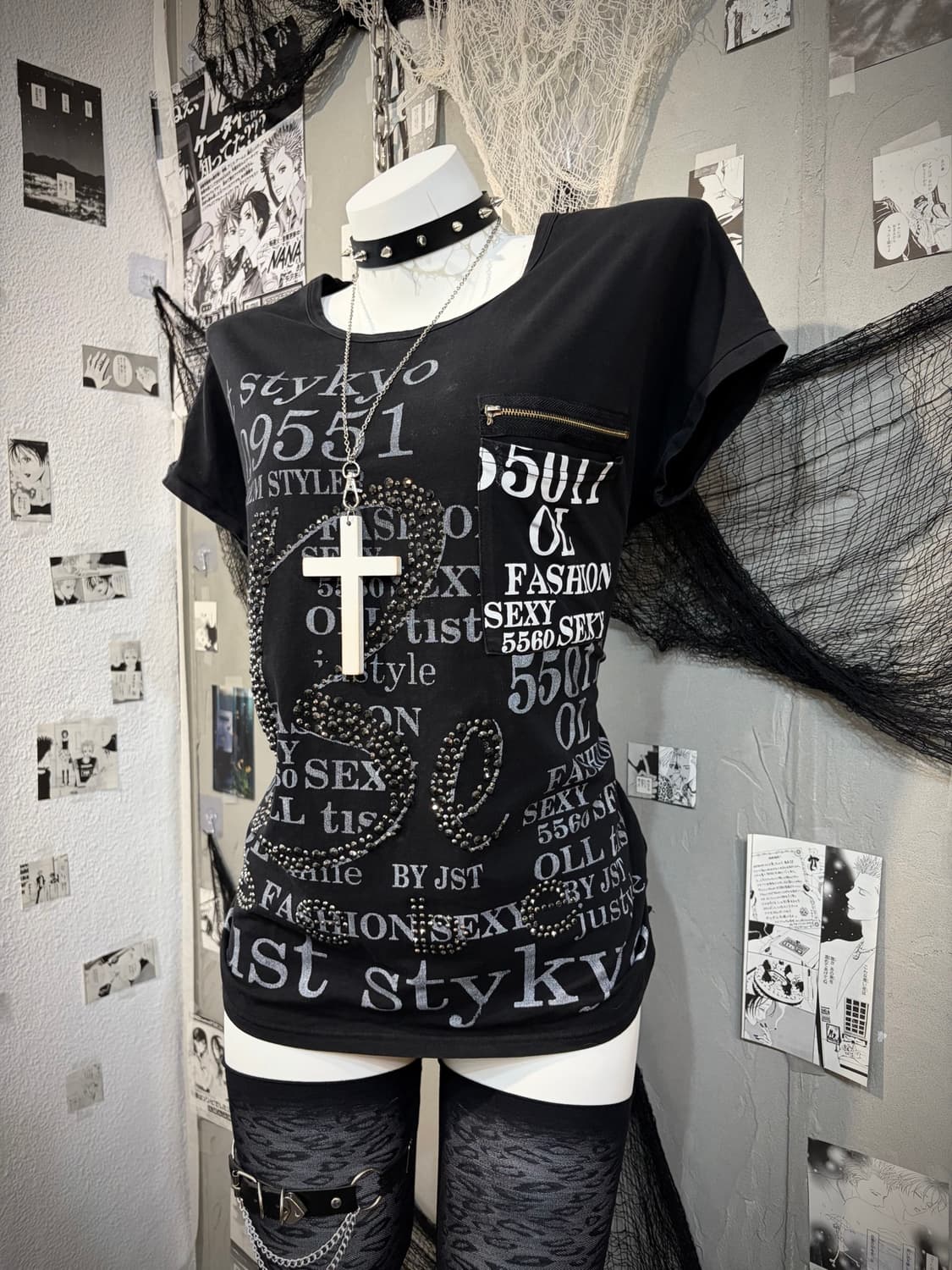 00's lettering cubic back web loose fit  상품이미지6