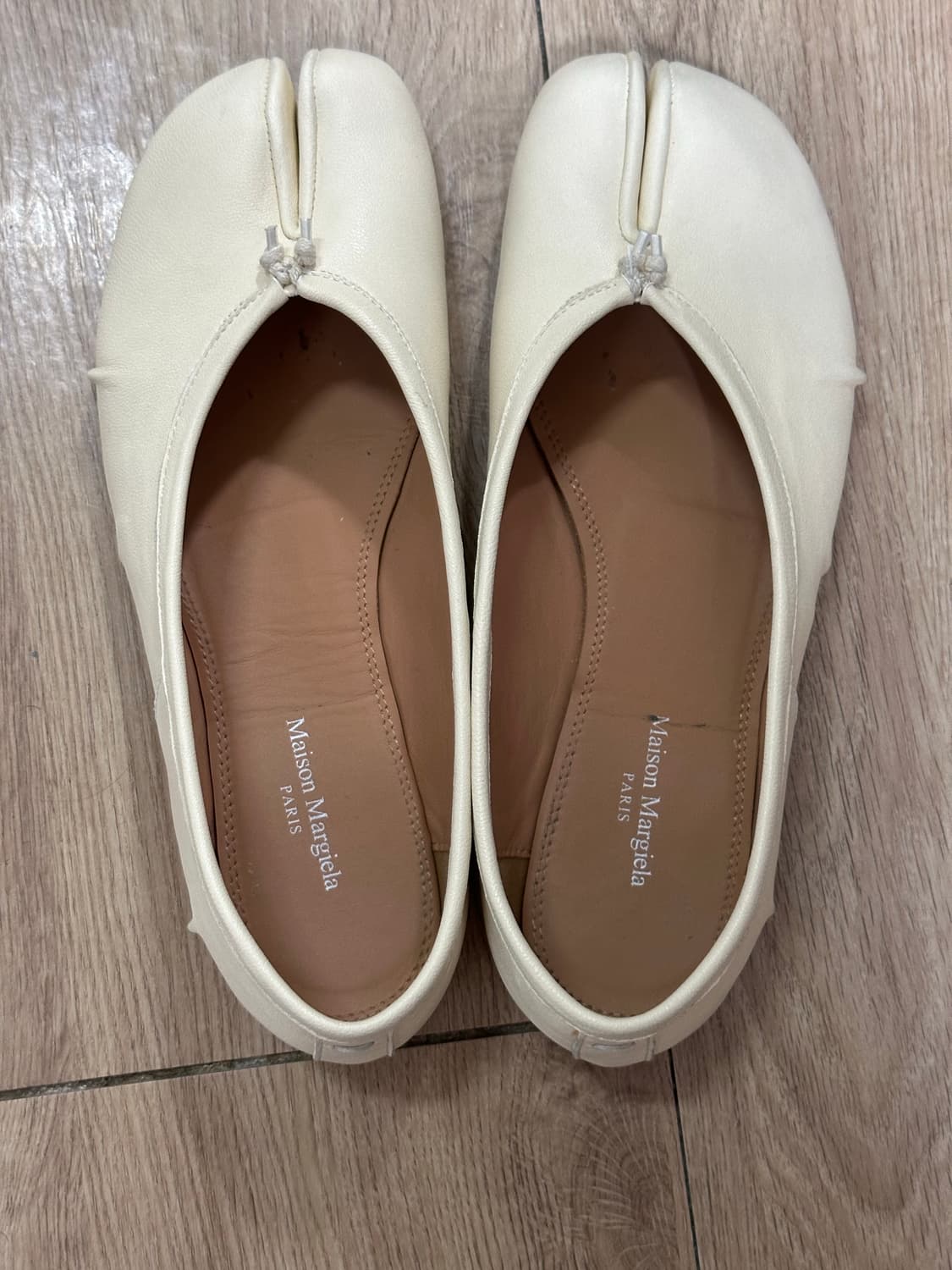메종 마르지엘라 타비 플랫 슈즈 아이보리 38 상품이미지1