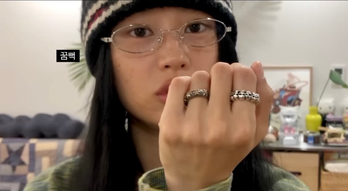 히스테릭글래머 반지 스컬링 상품이미지2