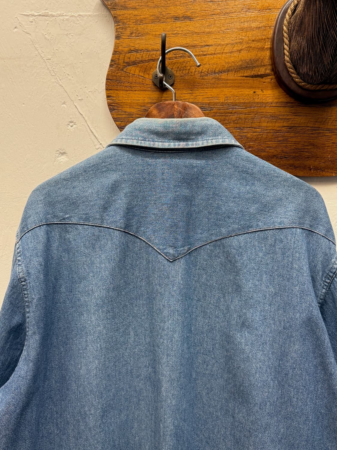 USA Wrangler Denim Western Shirt 상품이미지5