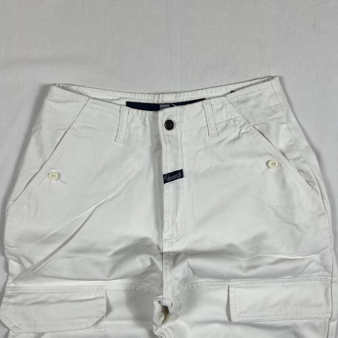 90‘s 마리떼프랑소와저버 스트랩 화이트 팬츠 바지 상품이미지2