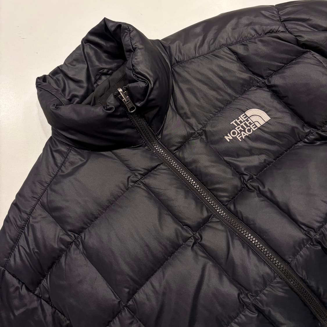 [100] 노스페이스 600다운 퀼팅 블랙 패딩 자켓 C85 상품이미지3