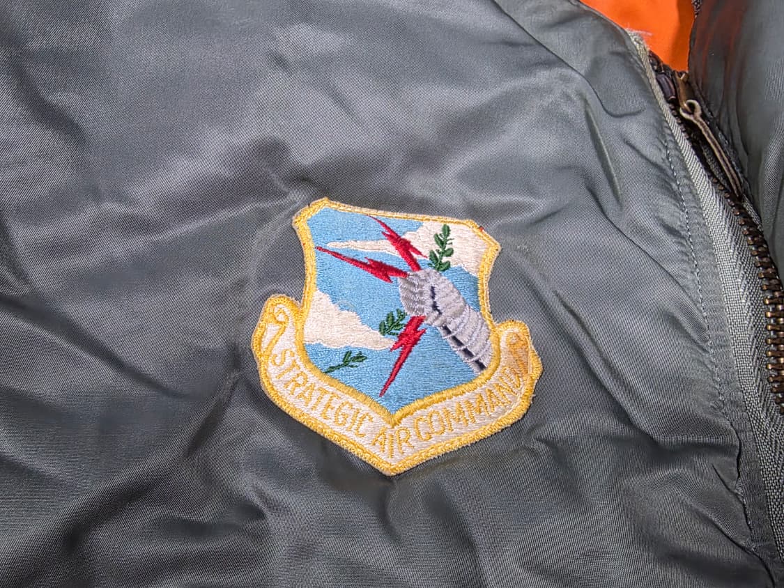 70s usaf ma-1 오리지널 빈티지 알파인더스트리 항공점퍼 60s 상품이미지7