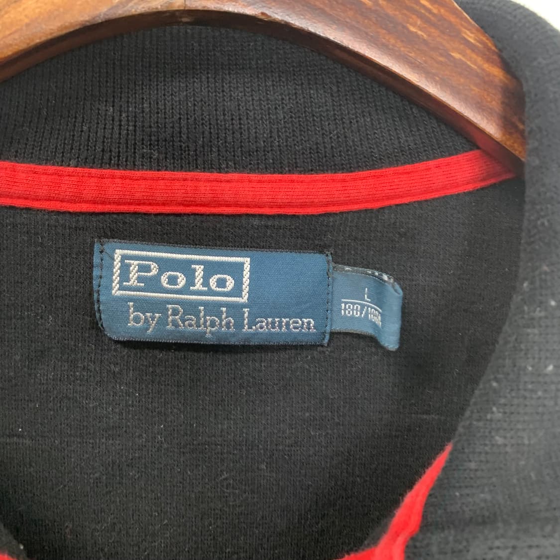 폴로 랄프로렌 빅포니 블랙 반집업 니트 상품이미지6