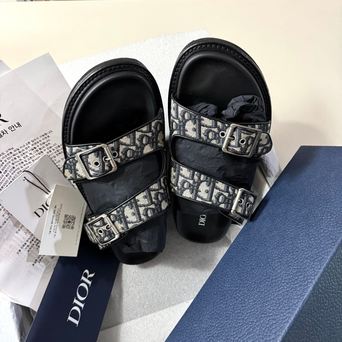 [백화점판/41]디올 오블리크 아쿠아 샌들 / 슬리퍼 상품이미지2