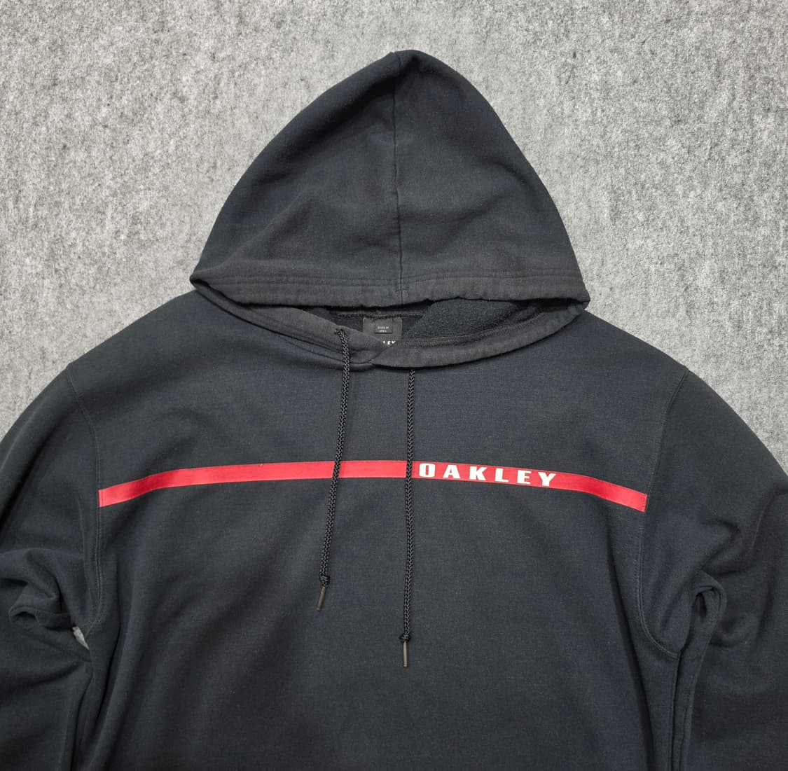 오클리 빈티지 스크립트 로고 후드티 M 상품이미지3