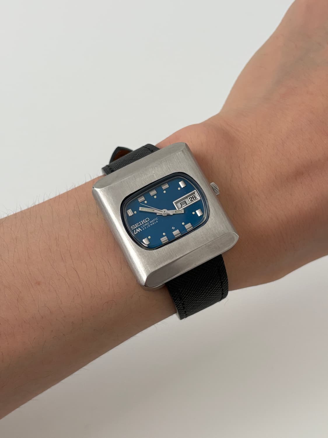 70s lord matic blue square automatic 상품이미지9