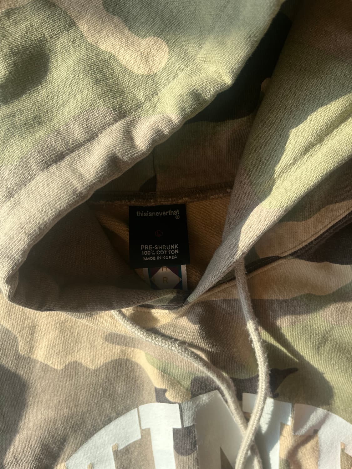 디스이즈네버댓 카모 후드티 상품이미지2