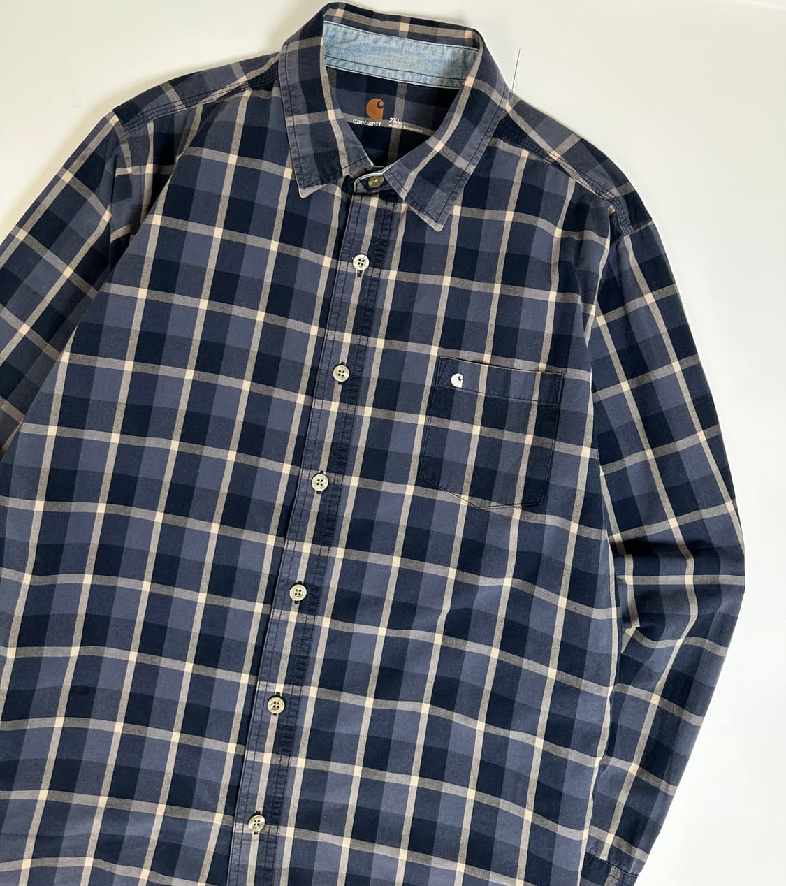 칼하트 타탄 트윌 체크 코튼 셔츠)2XL 상품이미지2