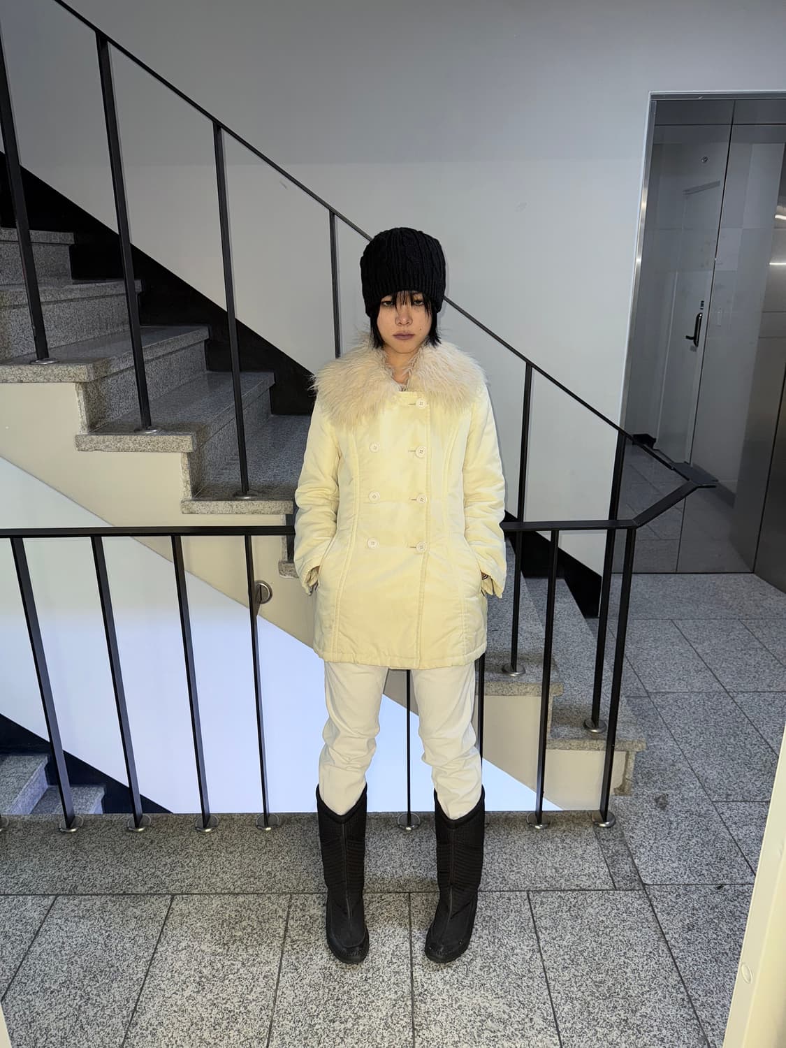 padded double coat 상품이미지1