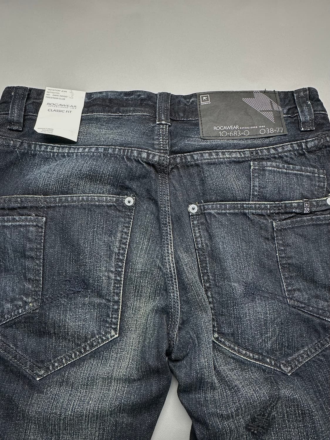 ROCAWEAR 프린팅 데미지 워싱진 상품이미지7