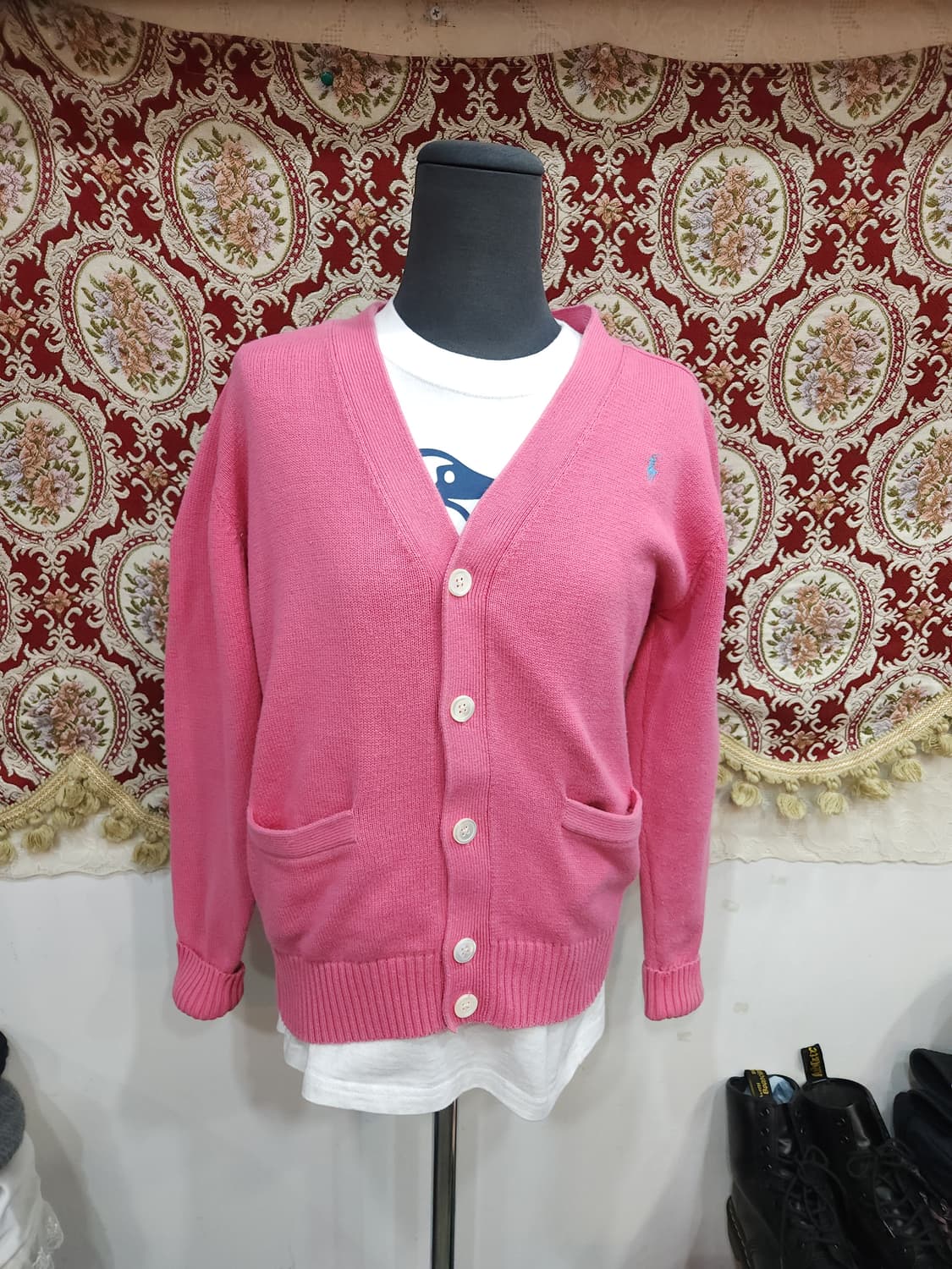 폴로 랄프로렌 핑크 코튼니트 가디건

 상품이미지1