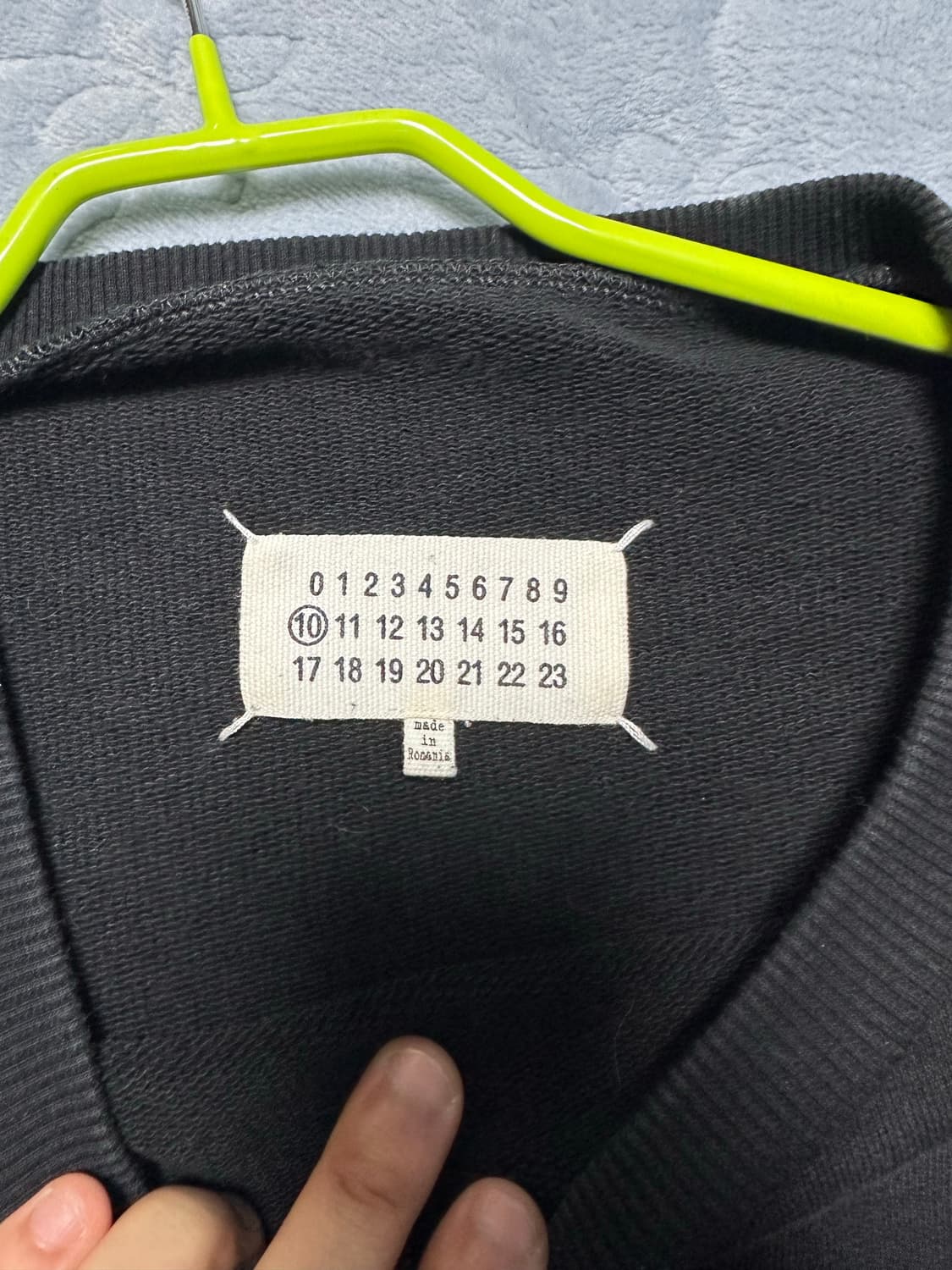 마르지엘라 리버스 로고 스웻 맨투맨 52 상품이미지4