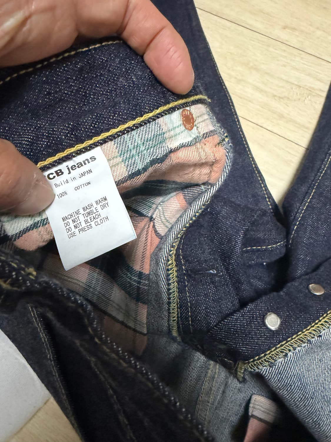 Tcb jeans late 40s 원워시 데님 새제품 32인치 상품이미지5