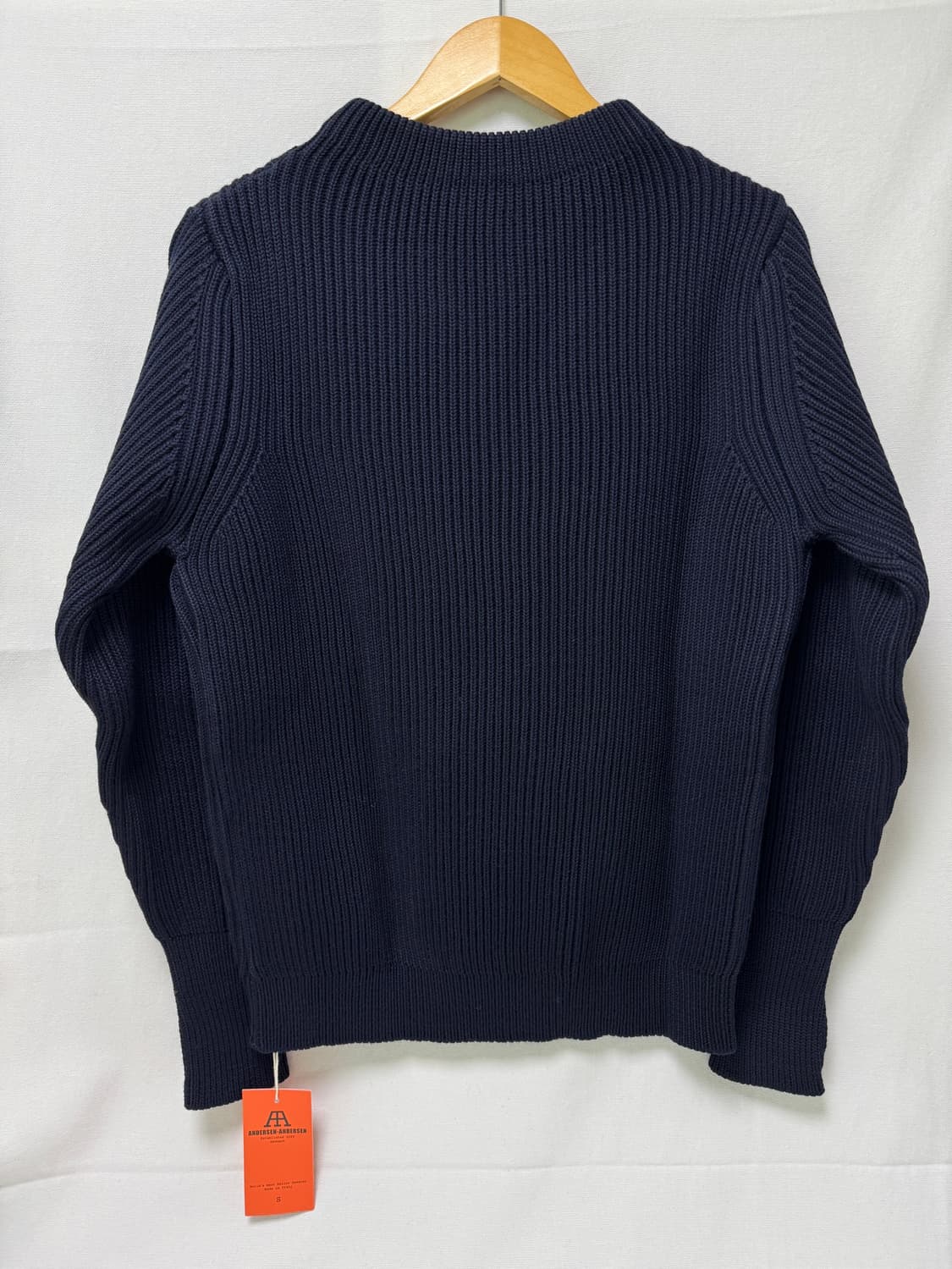 안데르센안데르센 네이비 크루넥 네이비블루 색상 상품이미지4