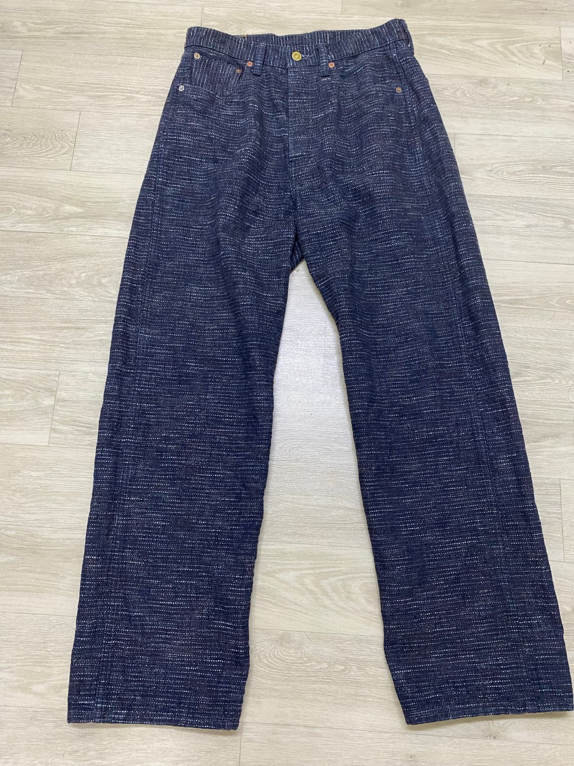 키바타 SHUNKO KAKISHIBU KASHIKO PANTS - 원워시 상품이미지1