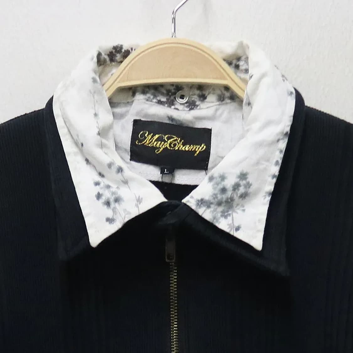 MAY CHAMP 플라워 넥 레이어드 집업 60645 상품이미지5