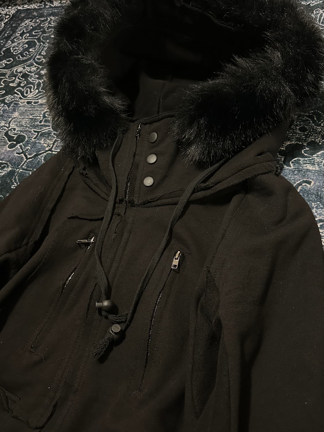 Vintage fur short jacket 상품이미지2