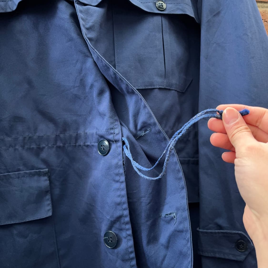 세르비아 밀리터리 블루 필드 자켓 상품이미지8