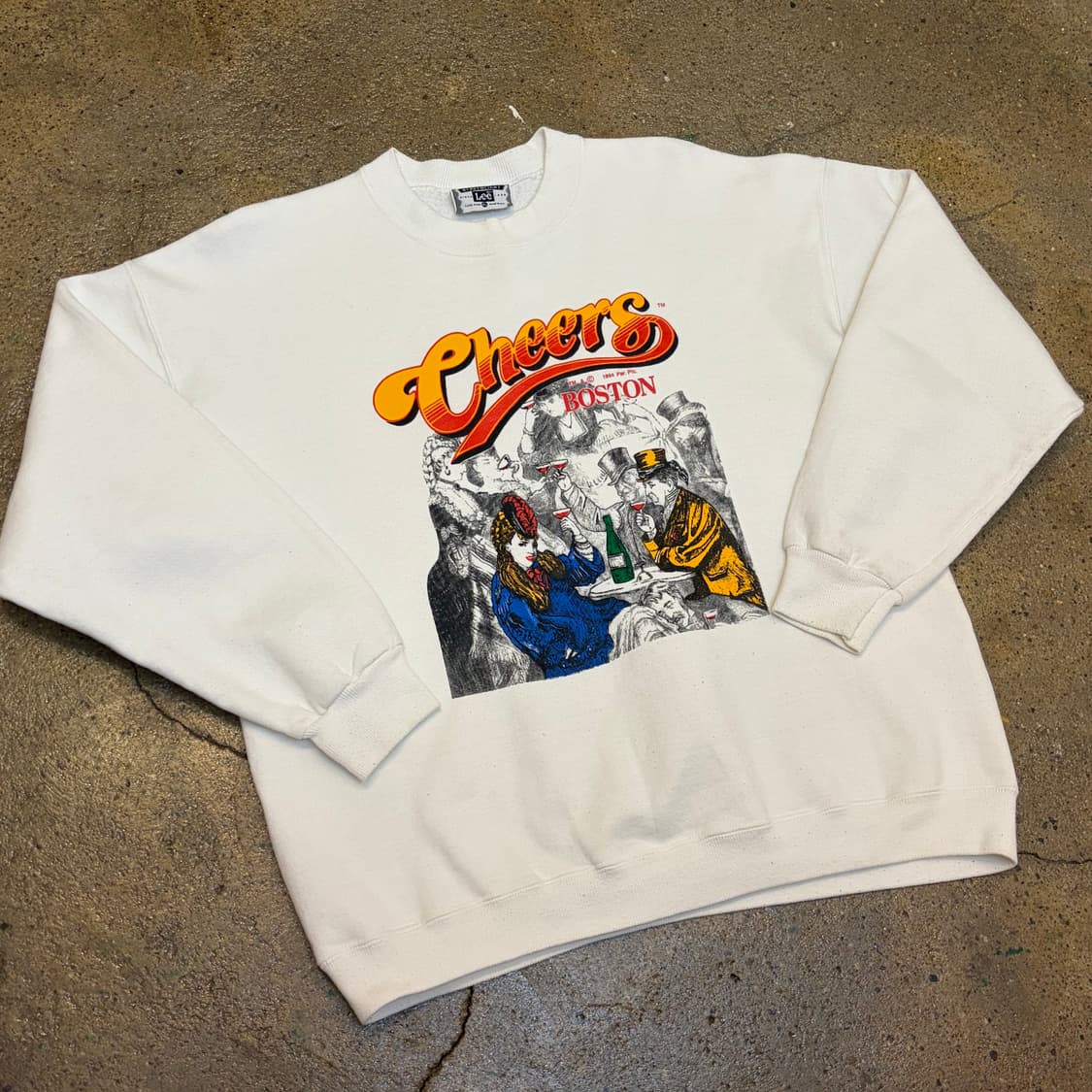 90s Made in USA 미국 빈티지 Lee 건배 맨투맨 상품이미지2