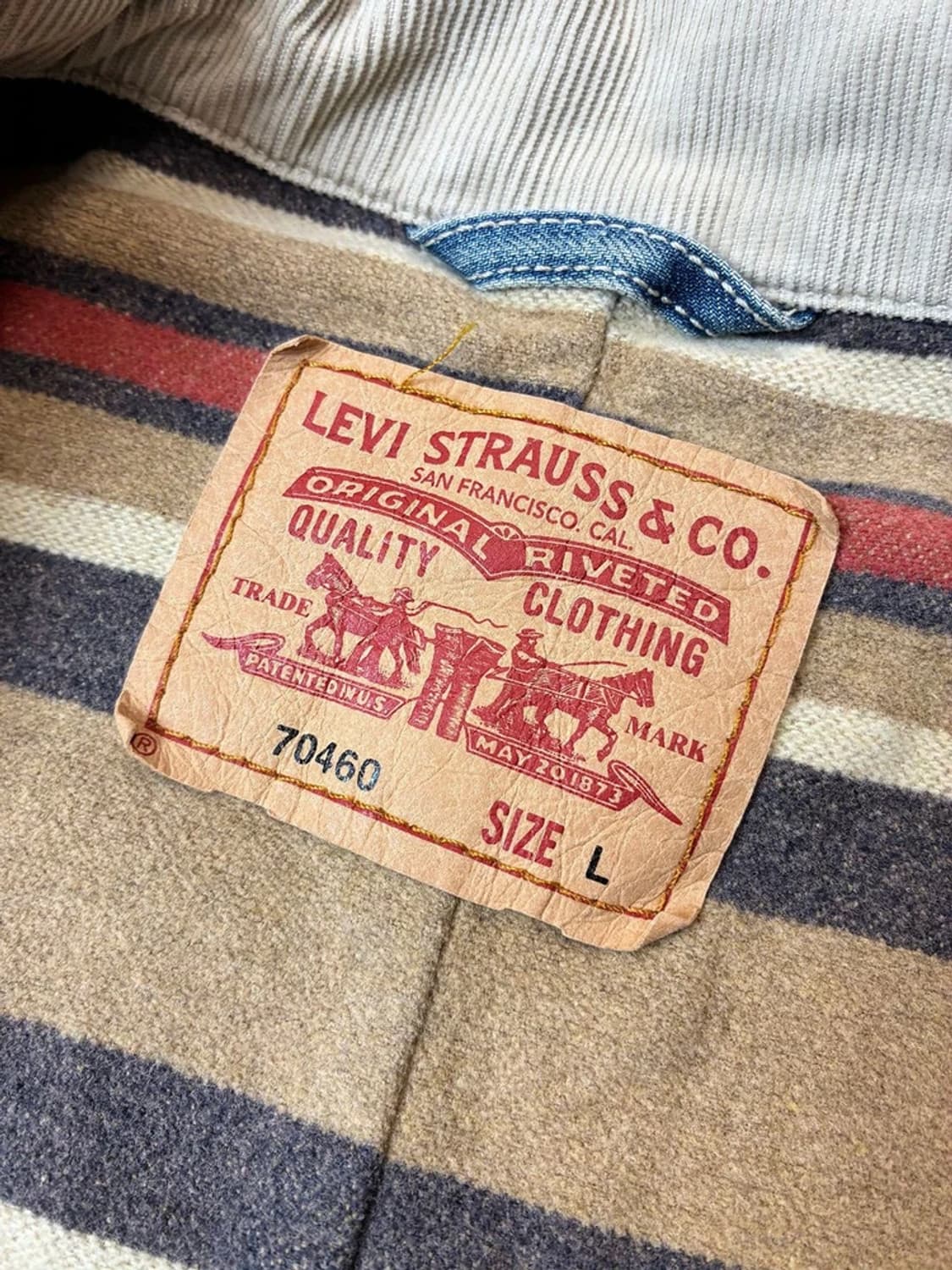 리바이스 90's 안감 블랭킷 워크 덱 자켓 PN6229 상품이미지9