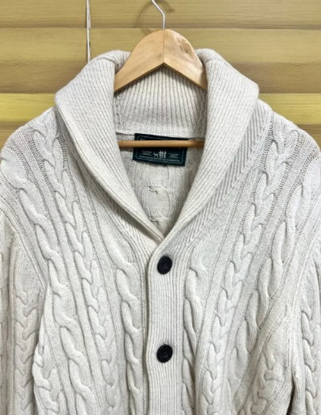 포레스트캠프 남성 케이블숄카라울가디건 XL 상품이미지1